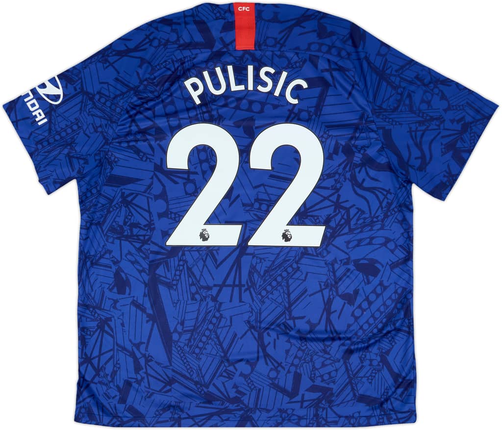 2019-20 Chelsea Home Shirt Pulisic #22 - 9/10 - (XXL)