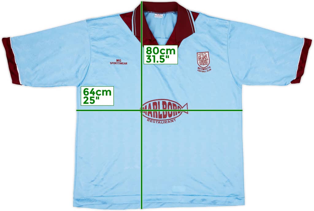 1994-95 Weymouth FC Home Shirt - 9/10 - (XL)