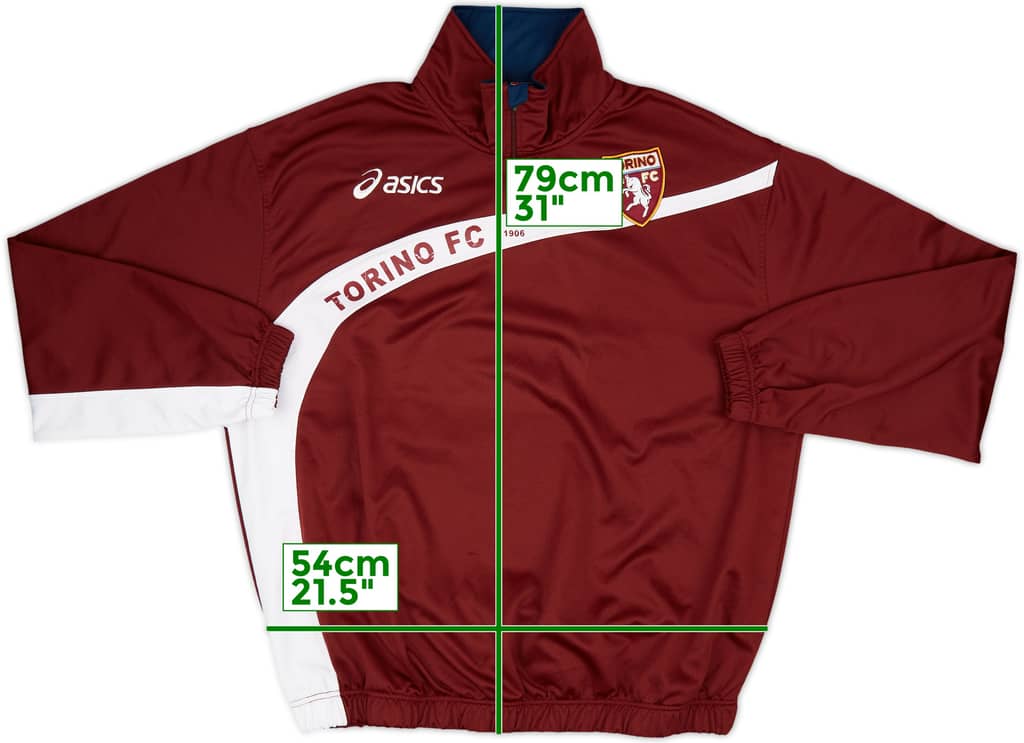 2005-06 Torino Asics 1/4 Zip Drill Top - 6/10 - (XXL)