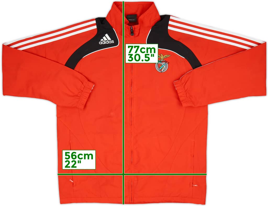 2008-09 Benfica adidas Track Jacket - 8/10 - (M/L)
