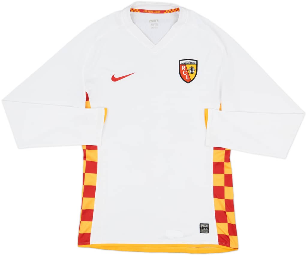2008-09 Lens Away L/S Shirt - 8/10 - (L)