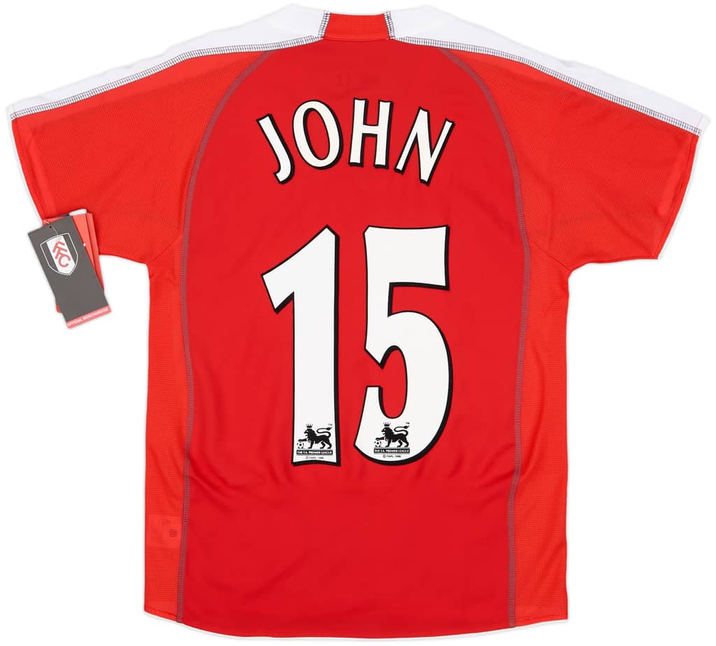 2005-06 Fulham Away Shirt John #15 (M.Boys)
