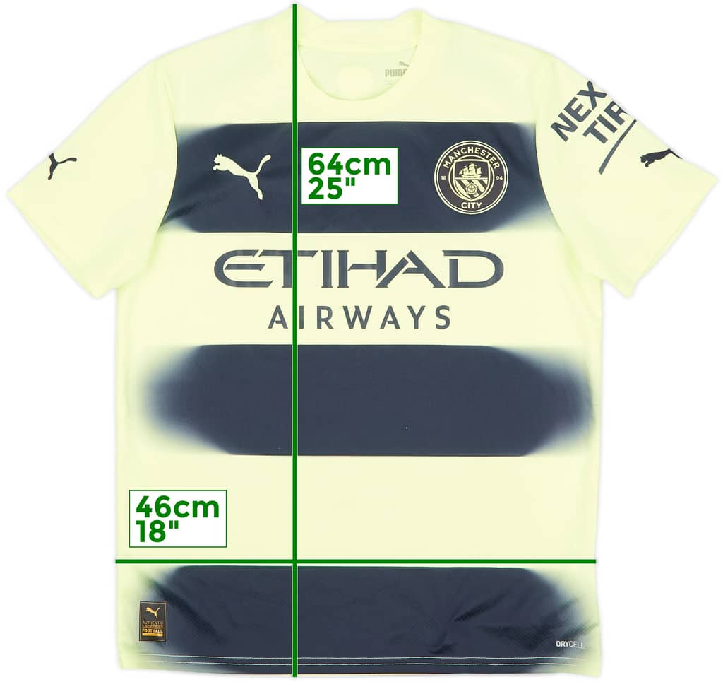 2022-23 Manchester City Third Shirt - 9/10 - (L.Boys)