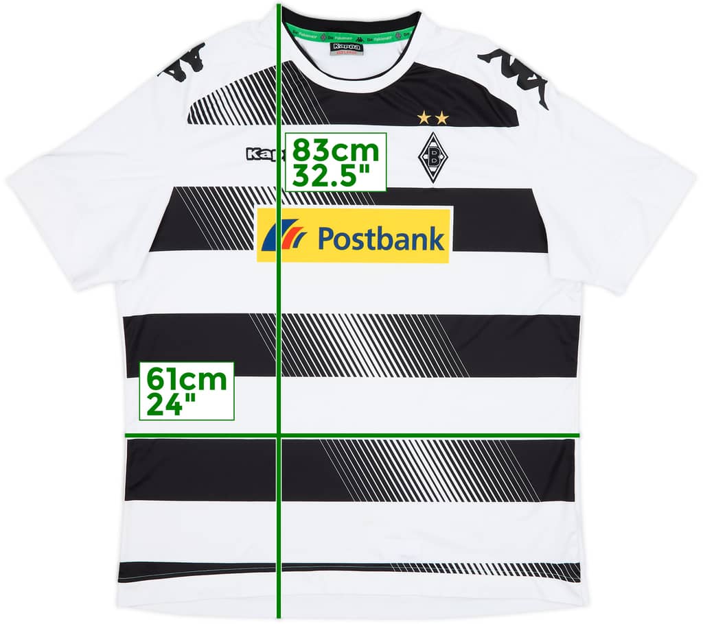 2016-17 Borussia Monchengladbach Home Shirt - 6/10 - (3XL)