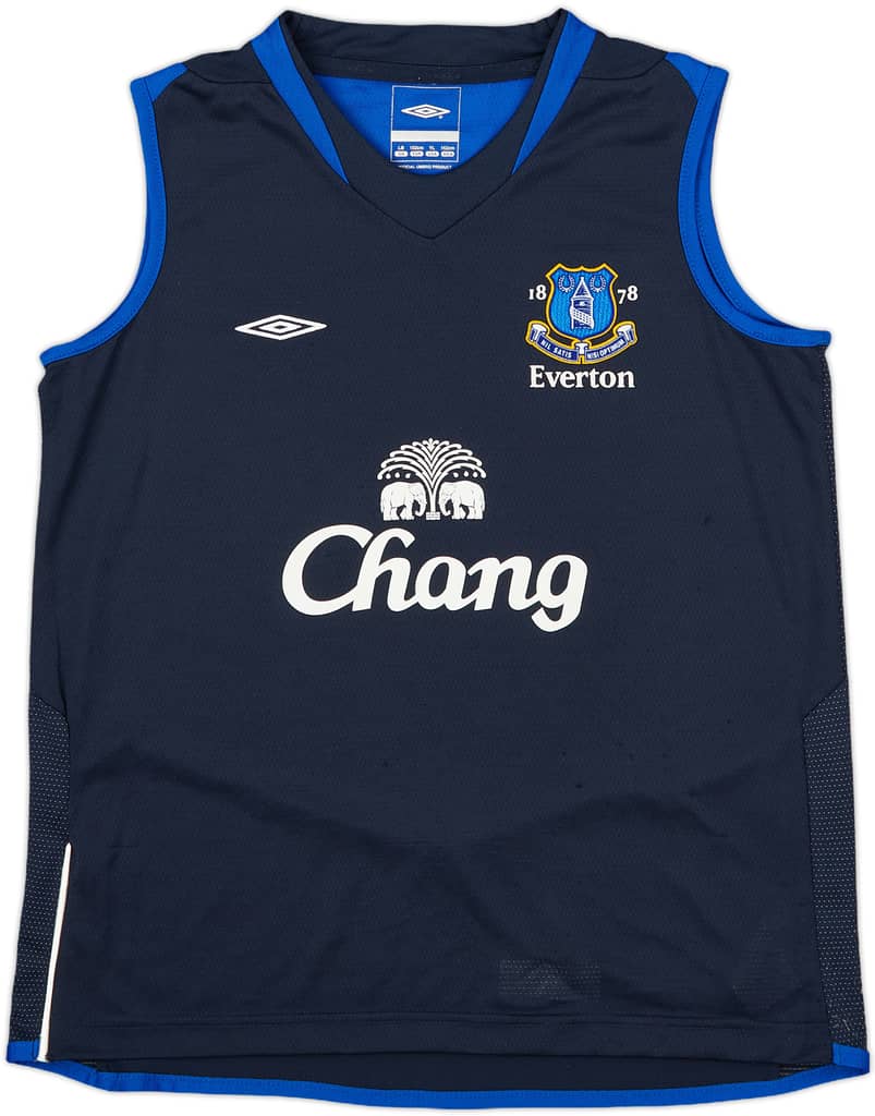 2005-06 Everton Umbro Training Vest - 9/10 - (L.Boys)