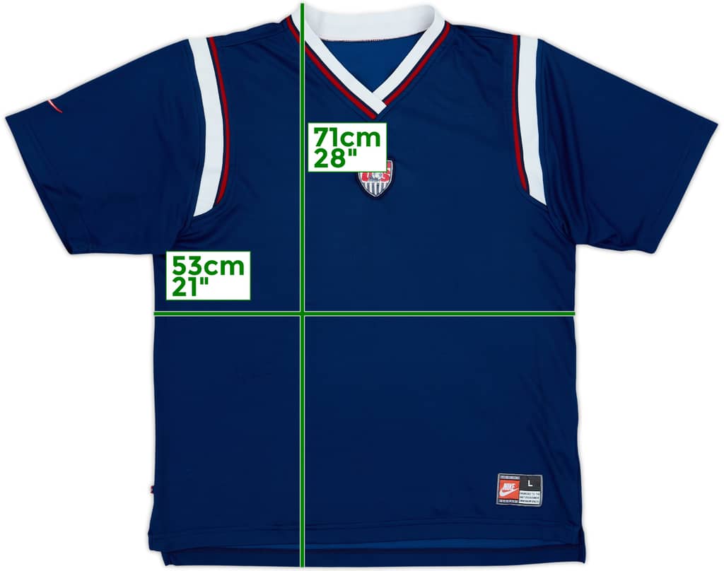 1995 USA Women's Away Shirt - 9/10 - (Men's L)