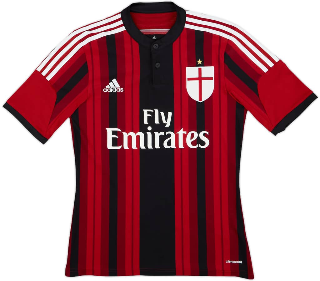 2014-15 AC Milan Home Shirt - 6/10 - (S)