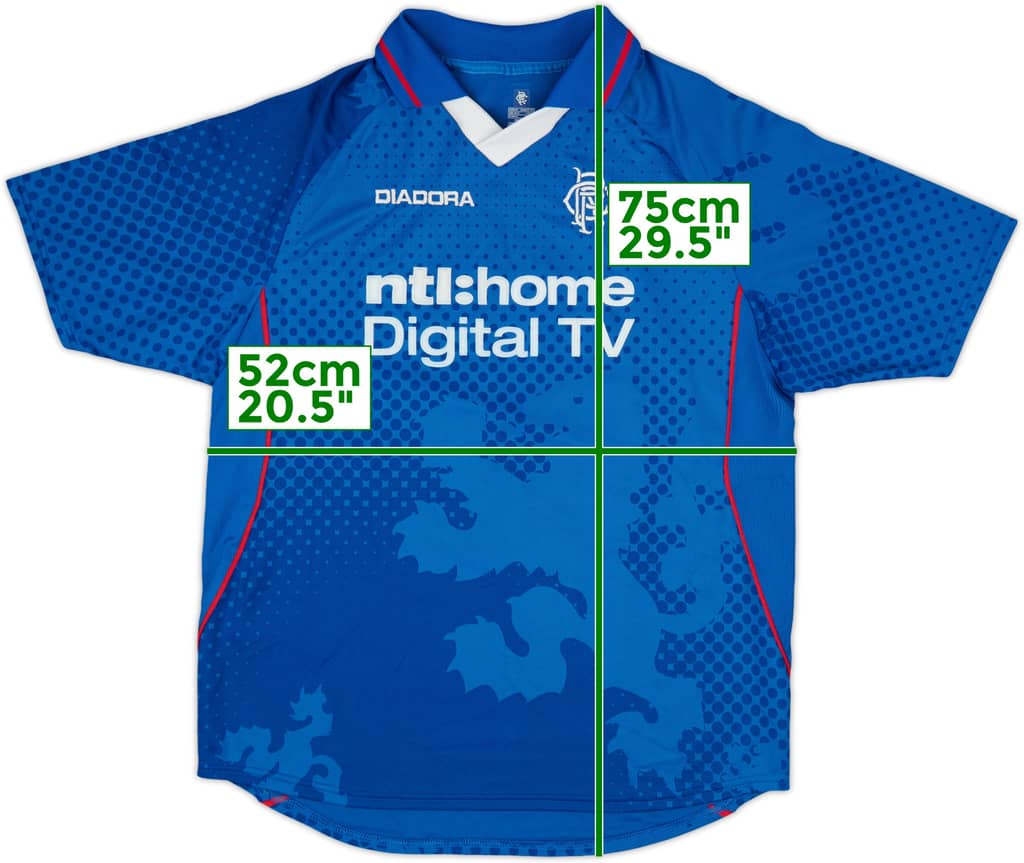 2002-03 Rangers Home Shirt - 8/10 - (M)