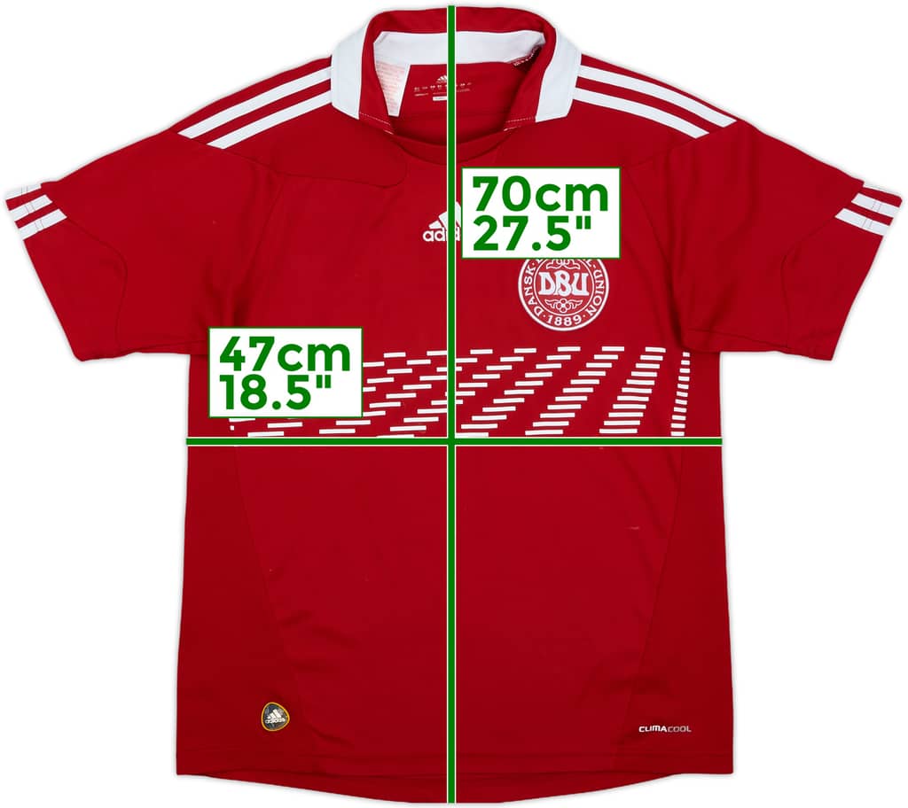 2010-11 Denmark Home Shirt - 7/10 - (XL.Boys)