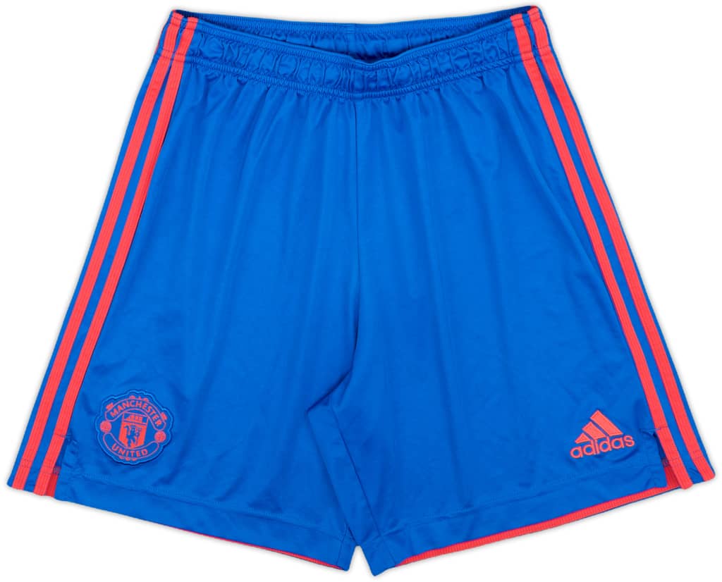 2021-22 Manchester United adidas Training Shorts - 9/10 - (M)