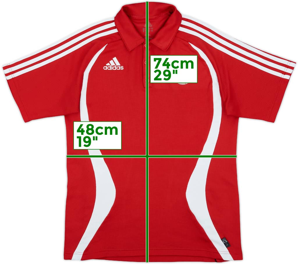 2008-09 Ajax adidas Polo Shirt - 8/10 - (M)