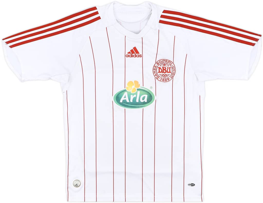 2008-10 Denmark 'Fodboldskole' Away Shirt - 8/10 - (L.Boys)