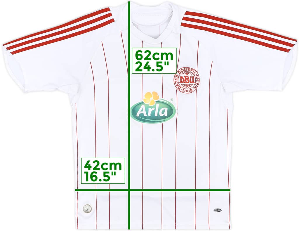 2008-10 Denmark 'Fodboldskole' Away Shirt - 8/10 - (L.Boys)