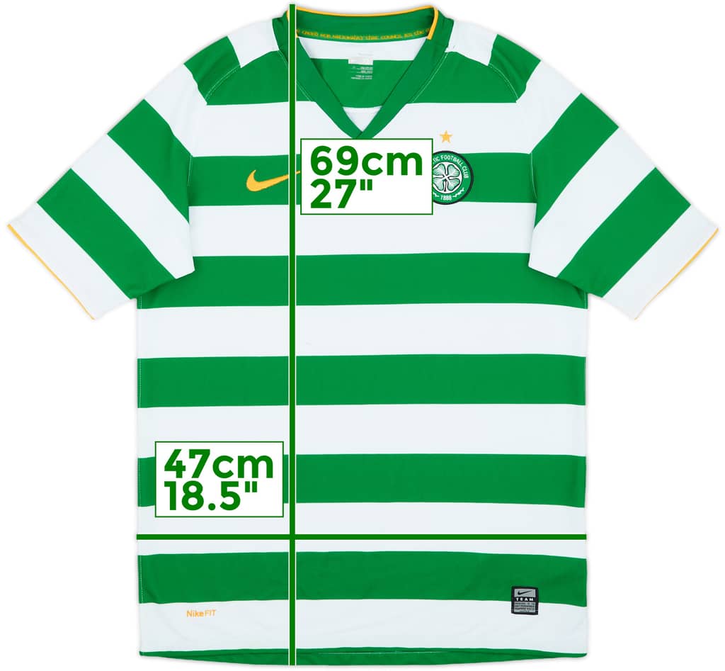 2008-10 Celtic Home Shirt - 5/10 - (XL.Boys)