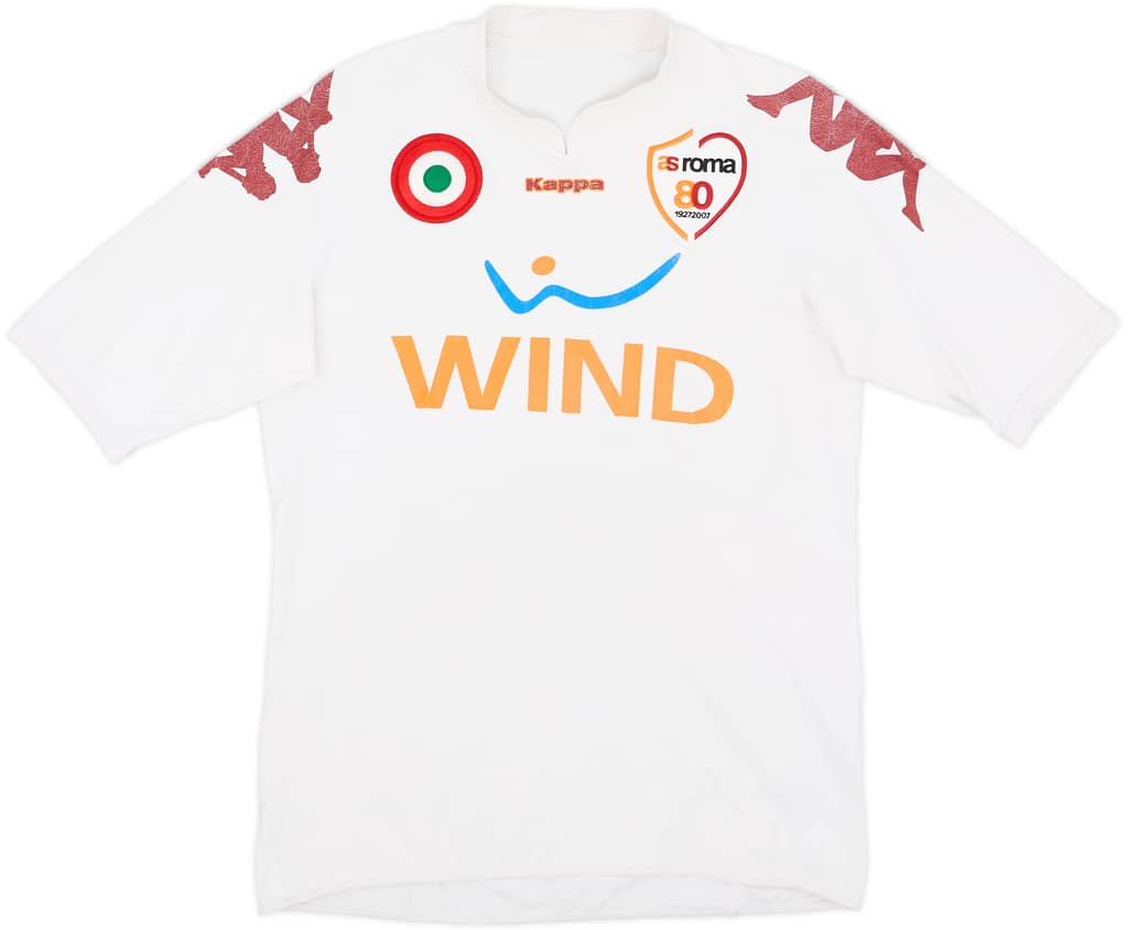 2007-08 Roma Away Shirt - 6/10 - (L)