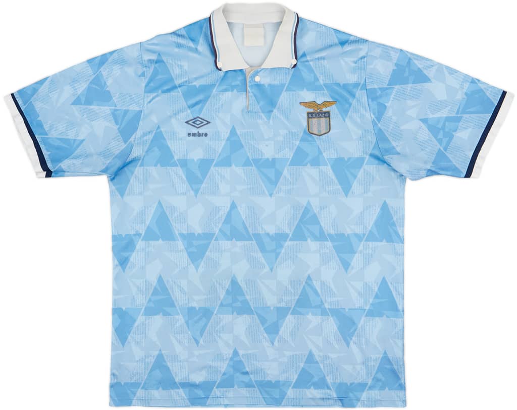 1989-91 Lazio Home Shirt - 5/10 - (XL)