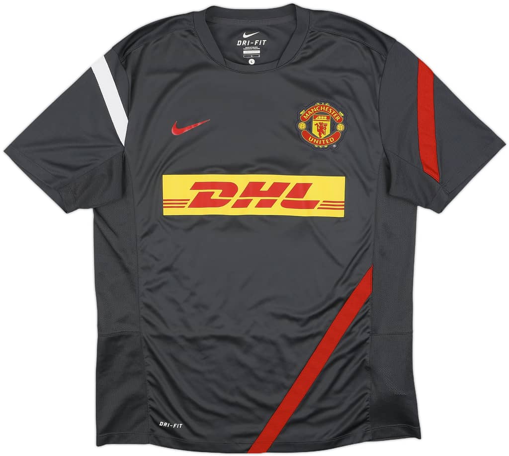 2012-13 Manchester United Nike Training Shirt - 9/10 - (L)