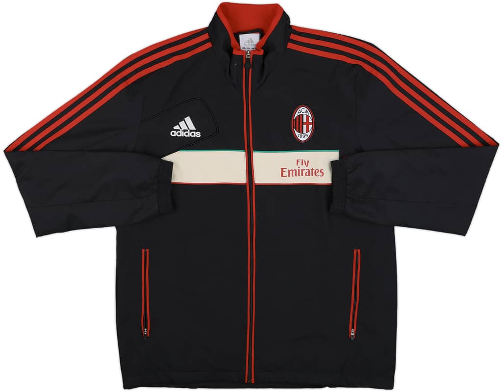 2012-13 AC Milan adidas Track Jacket - 8/10 - (M/L)
