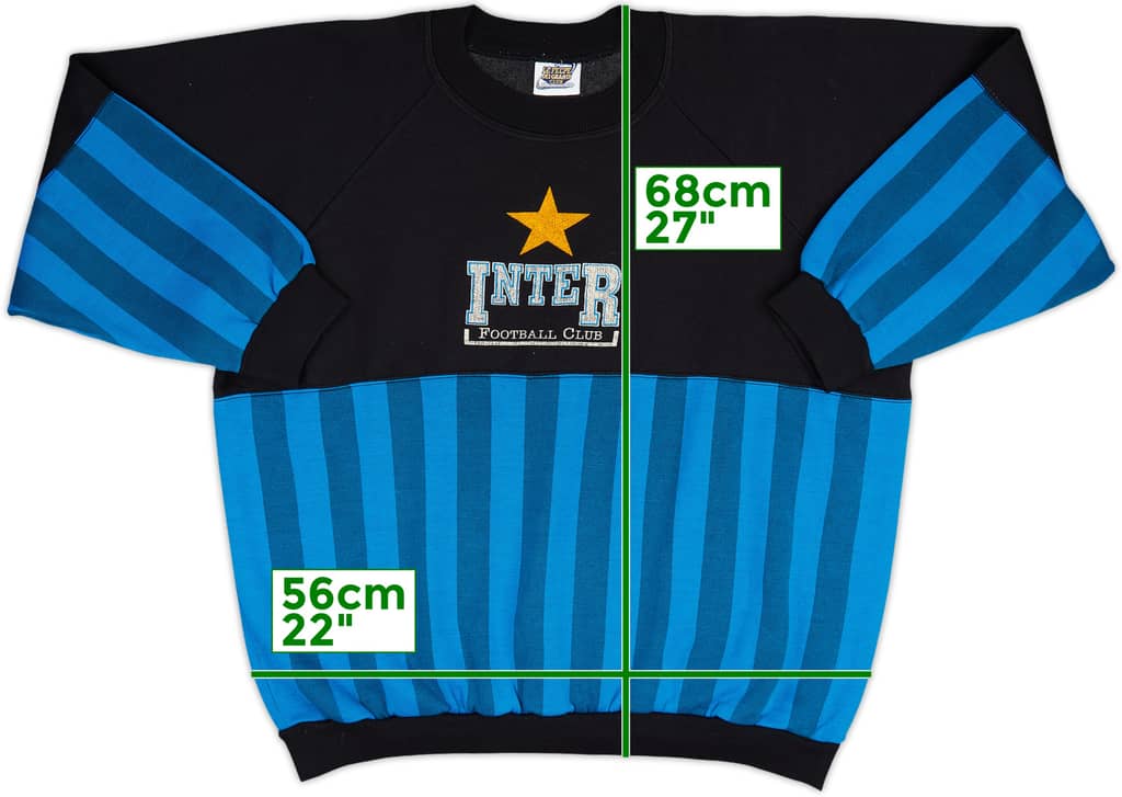 1990-91 Inter Milan Le Felpe Dei Grandi Sweat Top - 6/10 - (L)