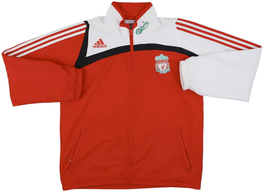 2008-09 Liverpool adidas Track Jacket - 8/10 - (L)