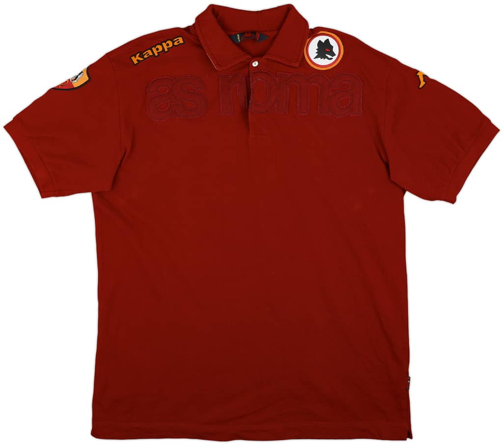 2007-08 Roma Kappa Polo Shirt - 9/10 - (XXL)