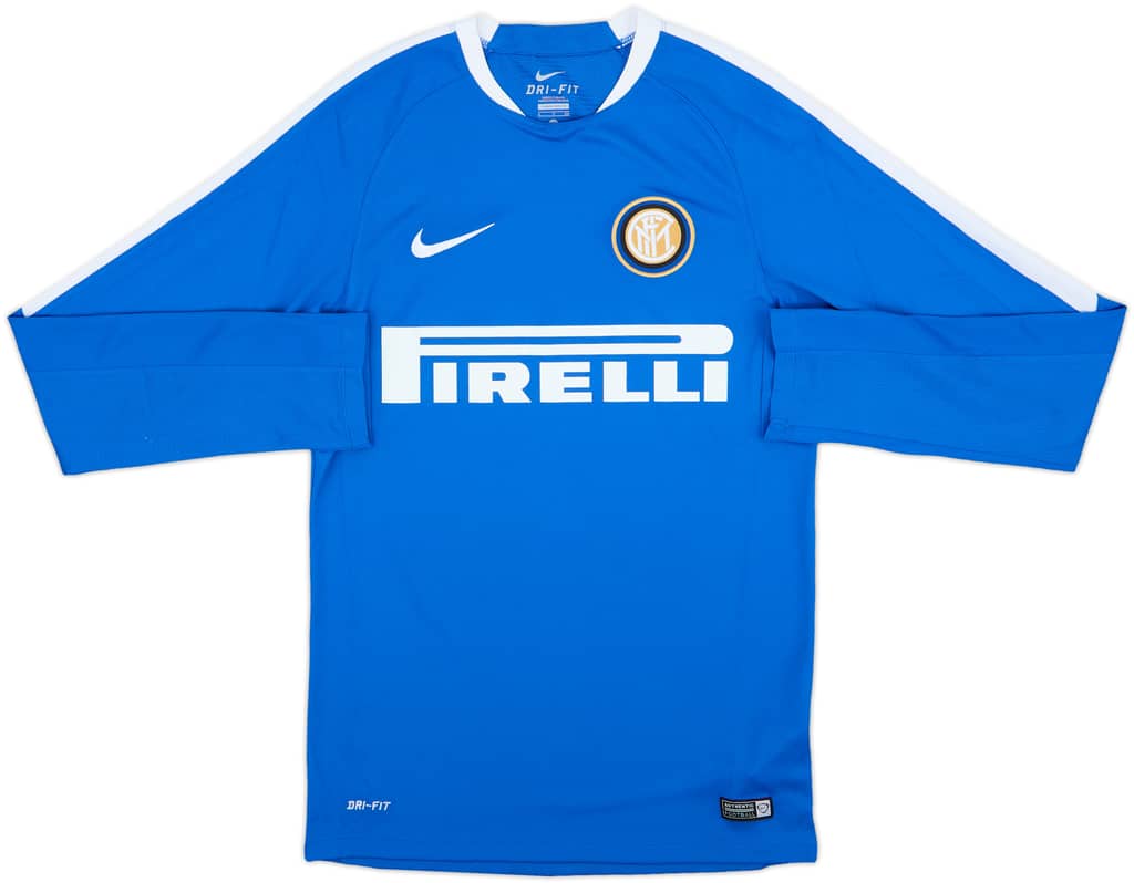 2015-16 Inter Milan Nike Training L/S Shirt - 8/10 - (S)