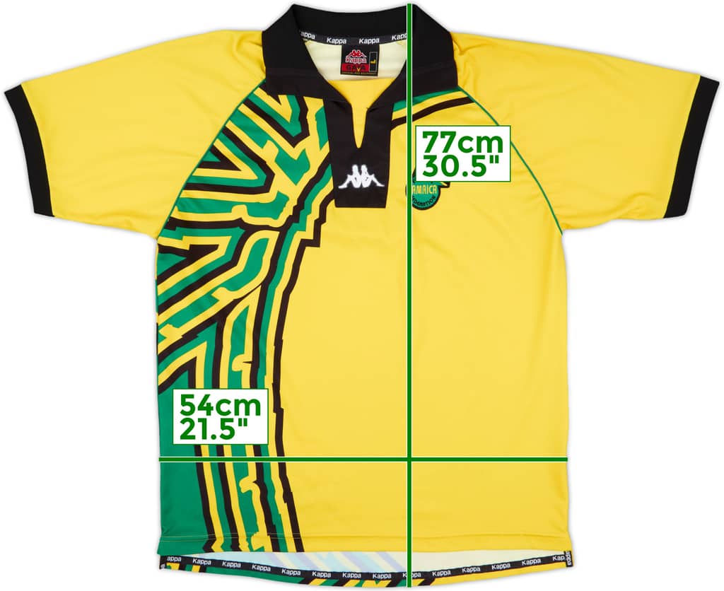 1998-00 Jamaica Home Shirt - 9/10 - (L)