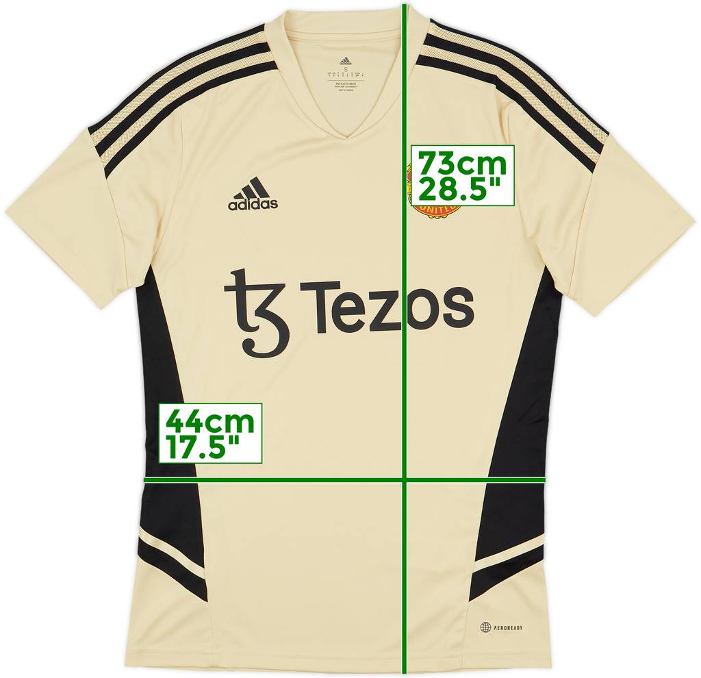 2022-23 Manchester United adidas Training Shirt - 10/10 - (S)