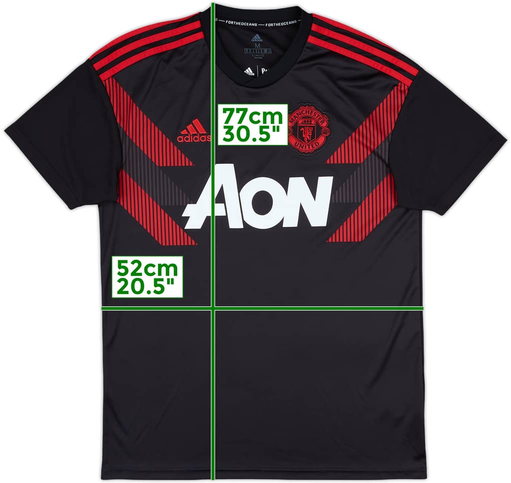 2017-18 Manchester United adidas Training Shirt - 10/10 - (M)