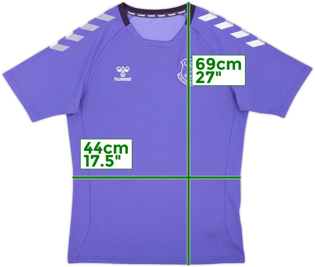 2020-21 Everton Hummel Training Shirt - 8/10 - (S)