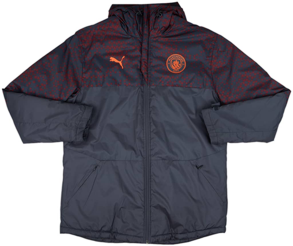 2023-24 Manchester City Puma Padded Bench Coat - 10/10 - (L)