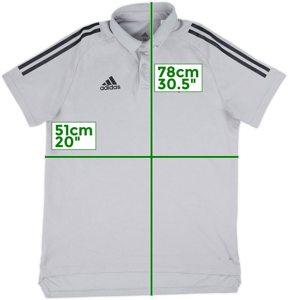 2020-21 Leeds adidas Polo Shirt - 8/10 - (M)