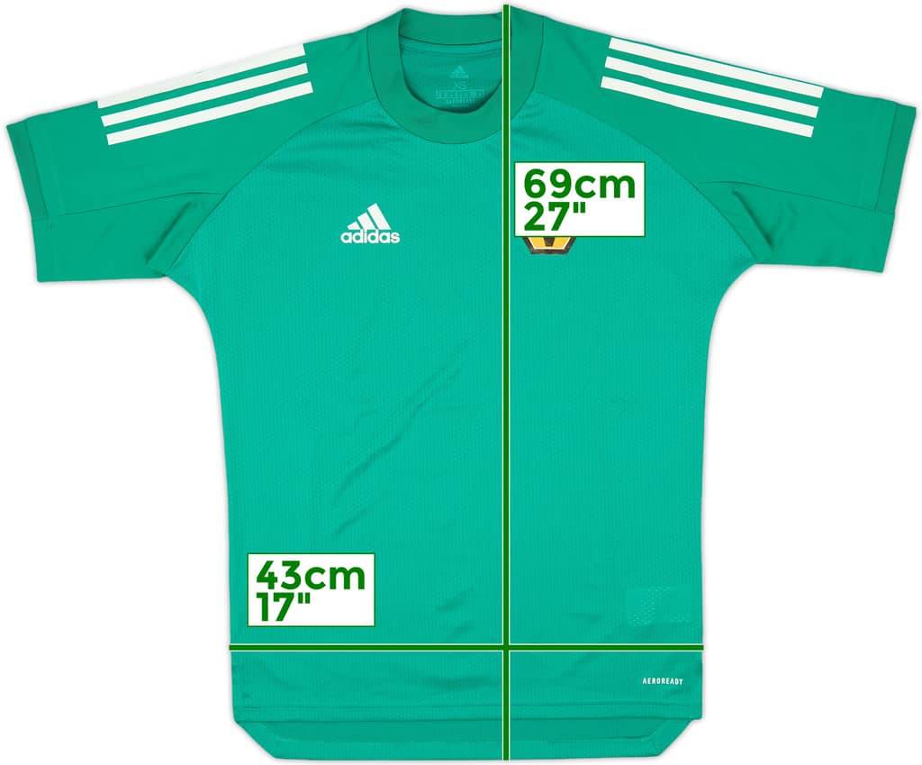 2020-21 Wolves adidas Training Shirt - 10/10 - (XS)