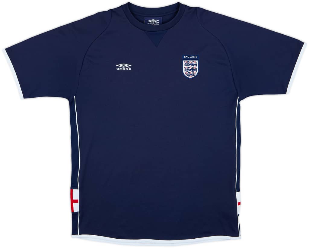 2002-04 England Umbro Training Shirt - 8/10 - (M)