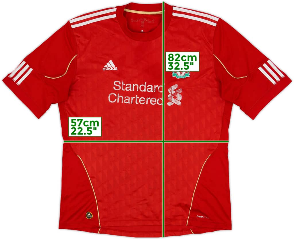 2010-12 Liverpool Home Shirt - 4/10 - (XL)