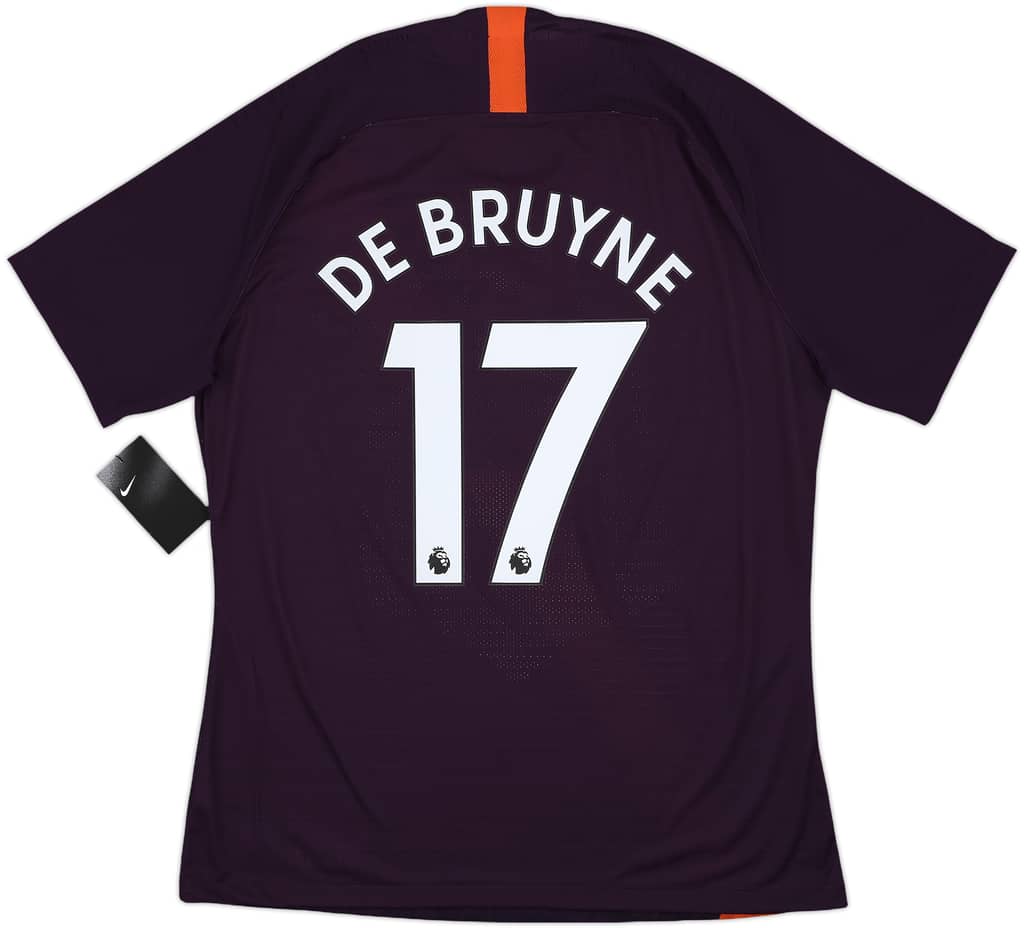 2018-19 Manchester City Authentic Third Shirt De Bruyne #17 (XL)