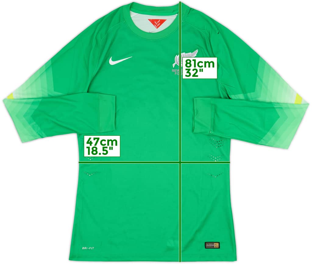 2014-15 New Zealand Authentic GK Shirt - 6/10 - (L)