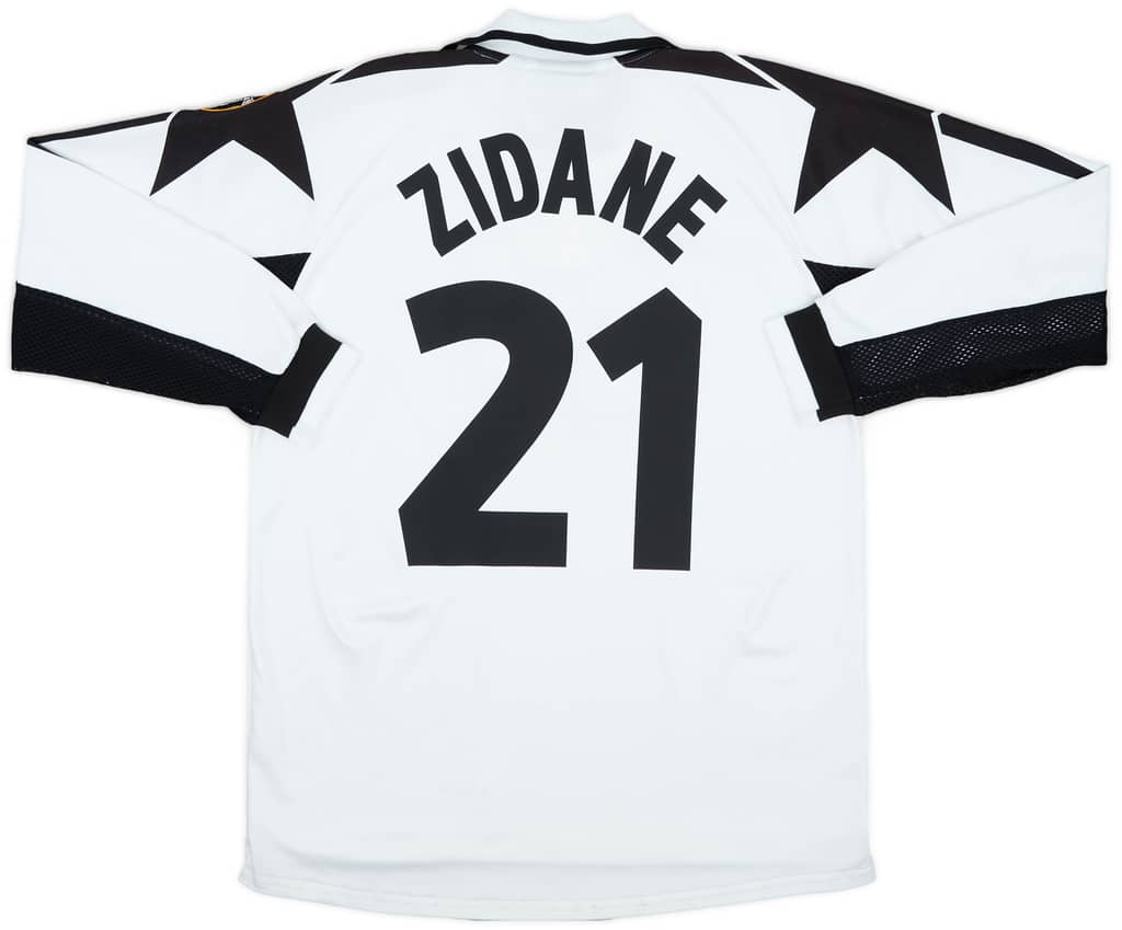 1998-99 Juventus Away L/S Shirt Zidane #21 - 6/10 - (M)