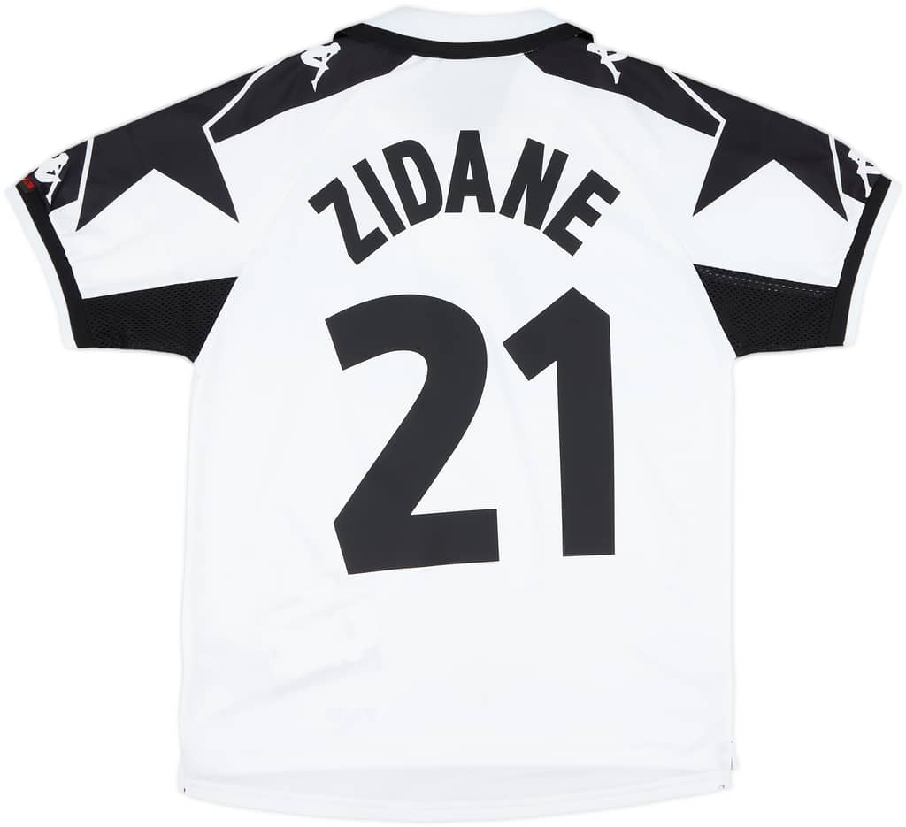 1999-00 Juventus Away Shirt Zidane #21 (S)