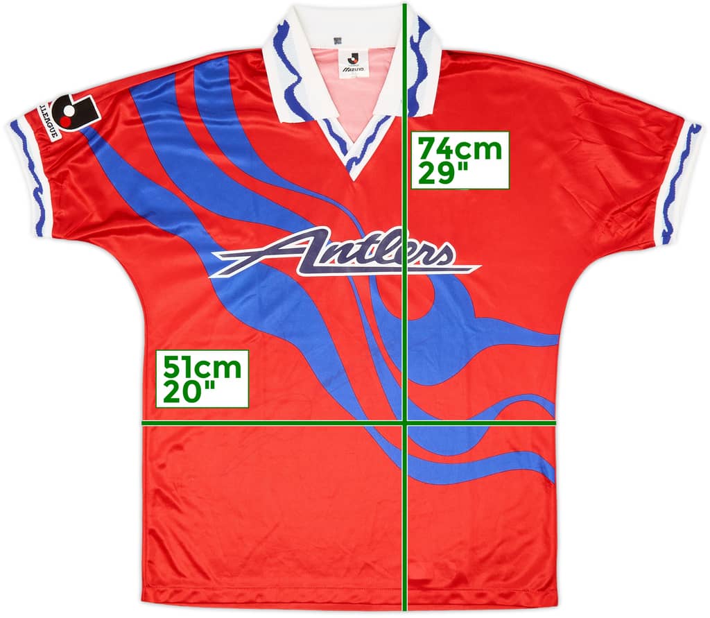 1993-94 Kashima Antlers Home Shirt - 7/10 - (M/L)