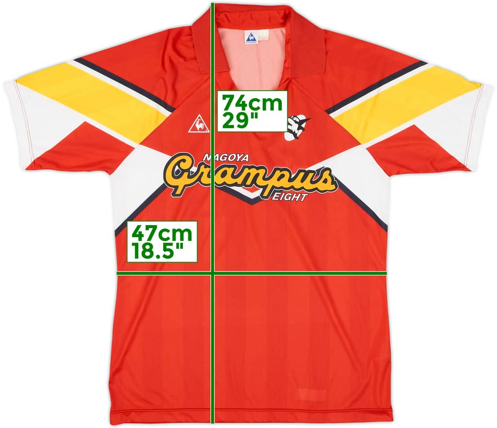 1992 Nagoya Grampus Eight Home Shirt - 6/10 - (M/L)