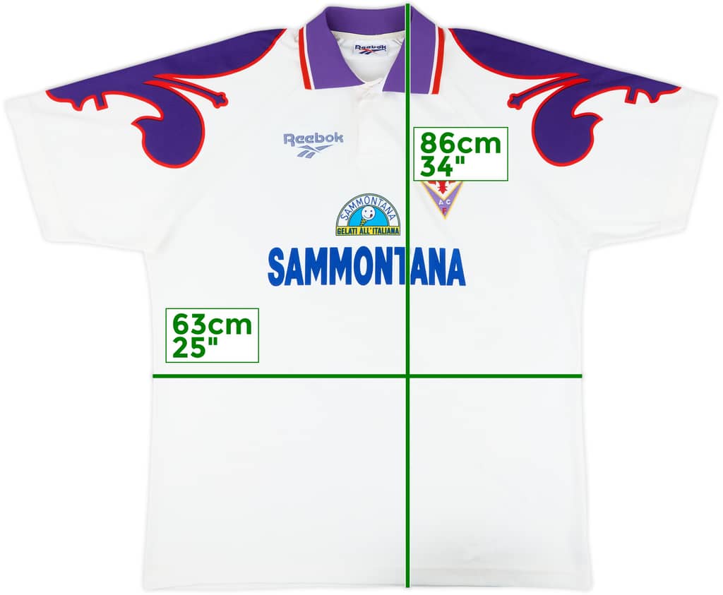 1995-96 Fiorentina Away Shirt - 8/10 - (XXL)
