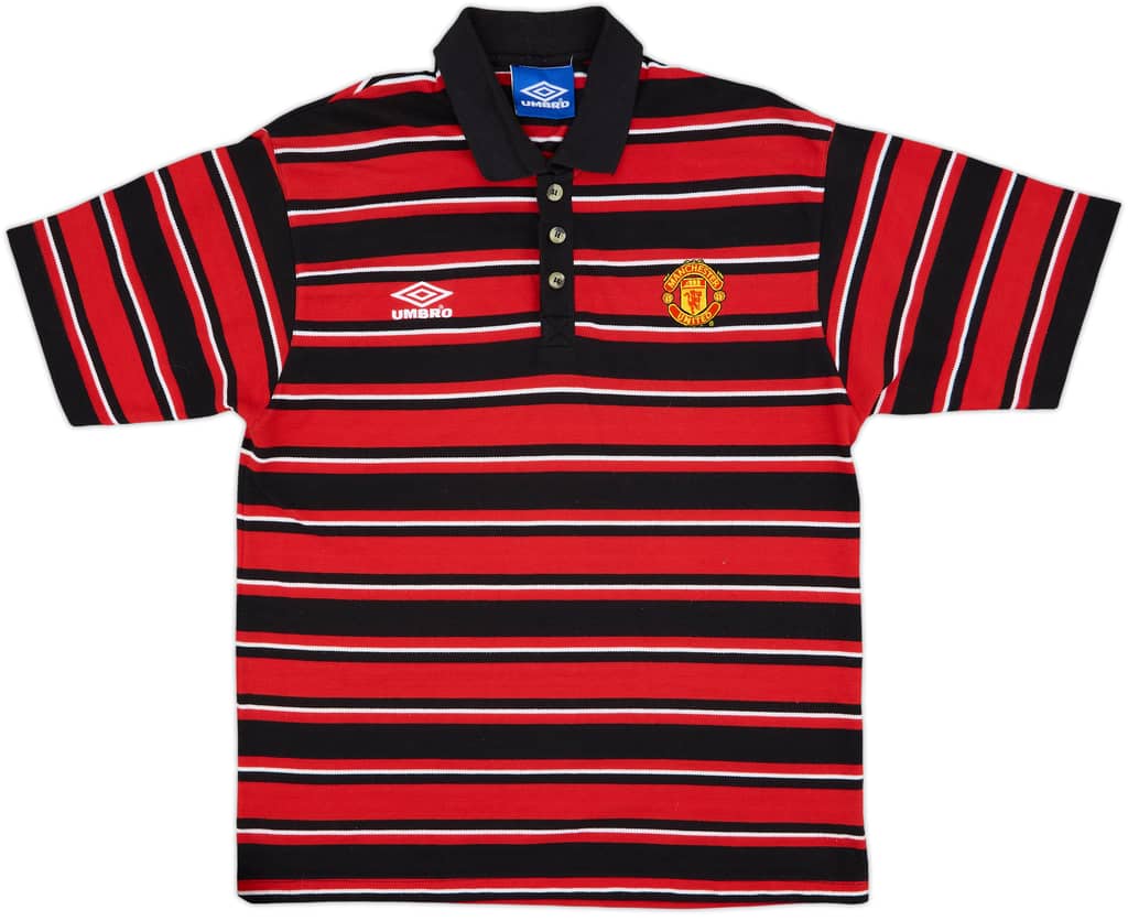 1998-99 Manchester United Umbro Polo Shirt - 5/10 - (L)