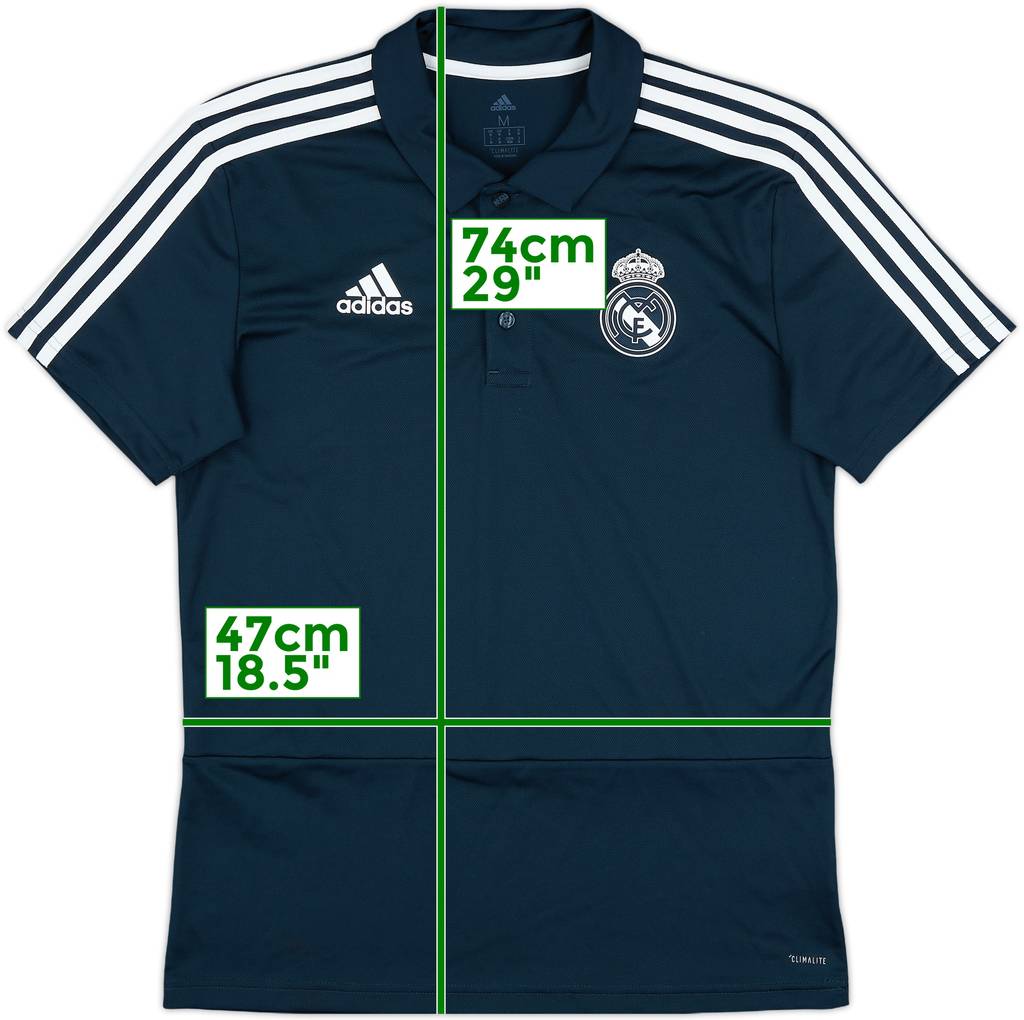 2018-19 Real Madrid adidas Polo Shirt - 8/10 - (M)