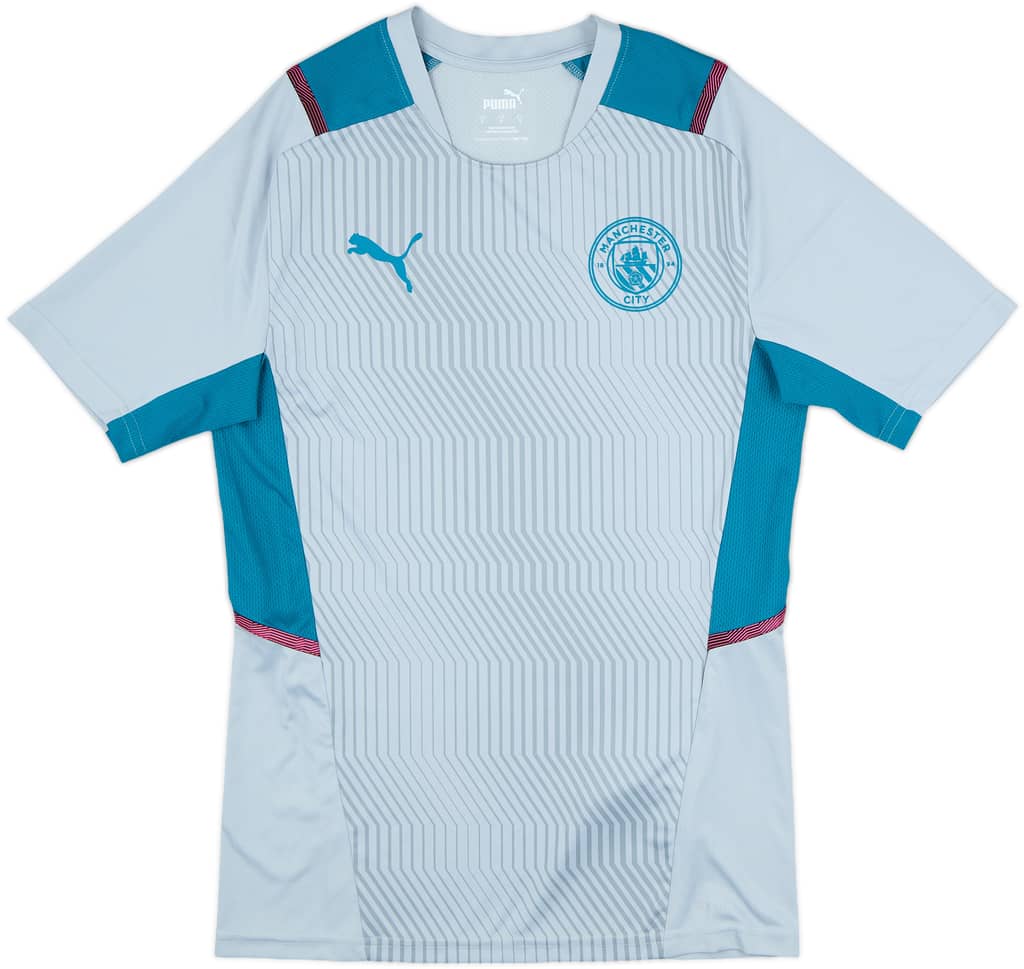 2021-22 Manchester City Puma Training Shirt - 8/10 - (S)