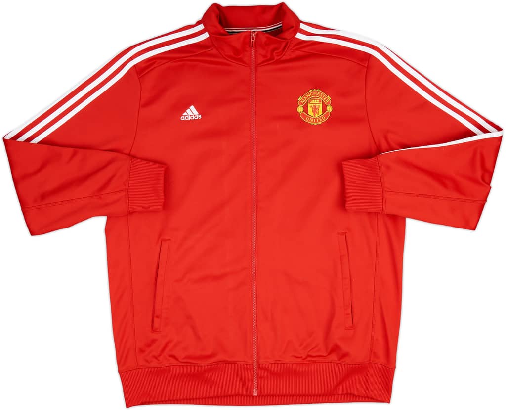 2015-16 Manchester United adidas Track Jacket - 9/10 - (XL)