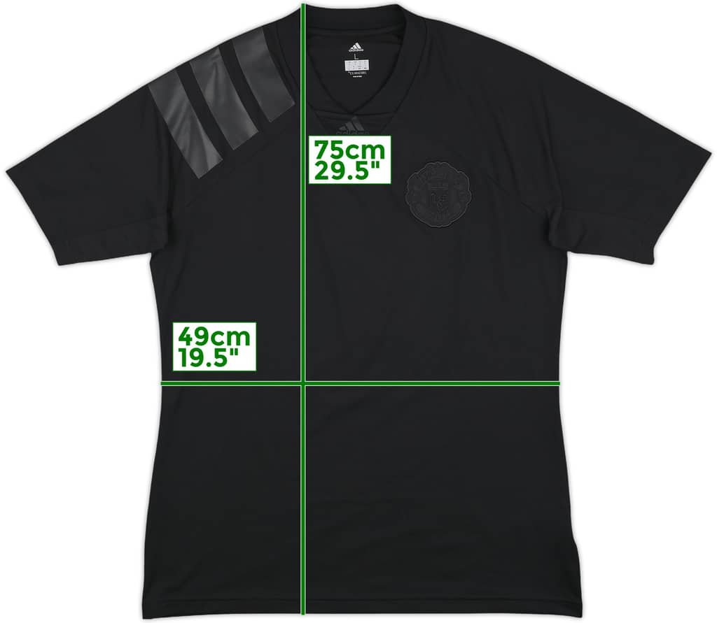 2017-18 Manchester United adidas Training Shirt - 10/10 - (L)