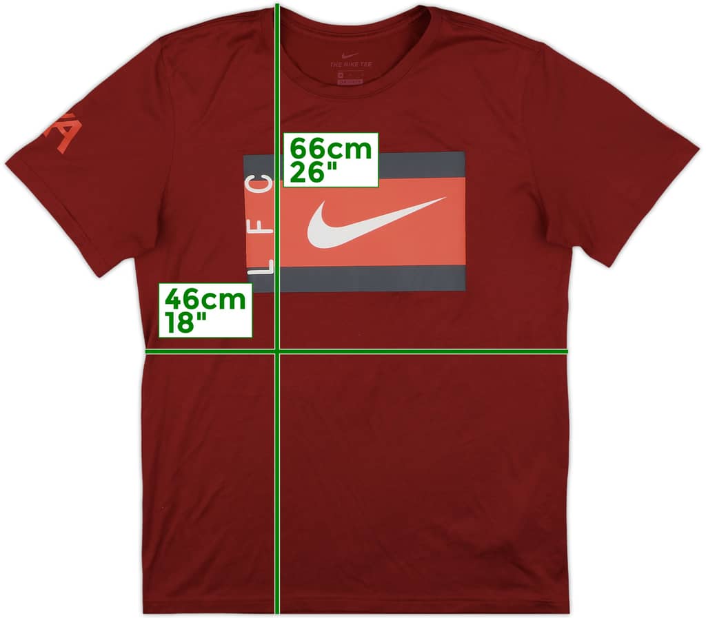 2021-22 Liverpool Nike Graphic Tee - 8/10 - (M)