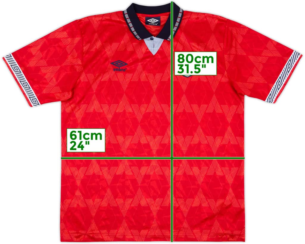 2000s England 1990 Umbro Retro Away Shirt - 9/10 - (L)