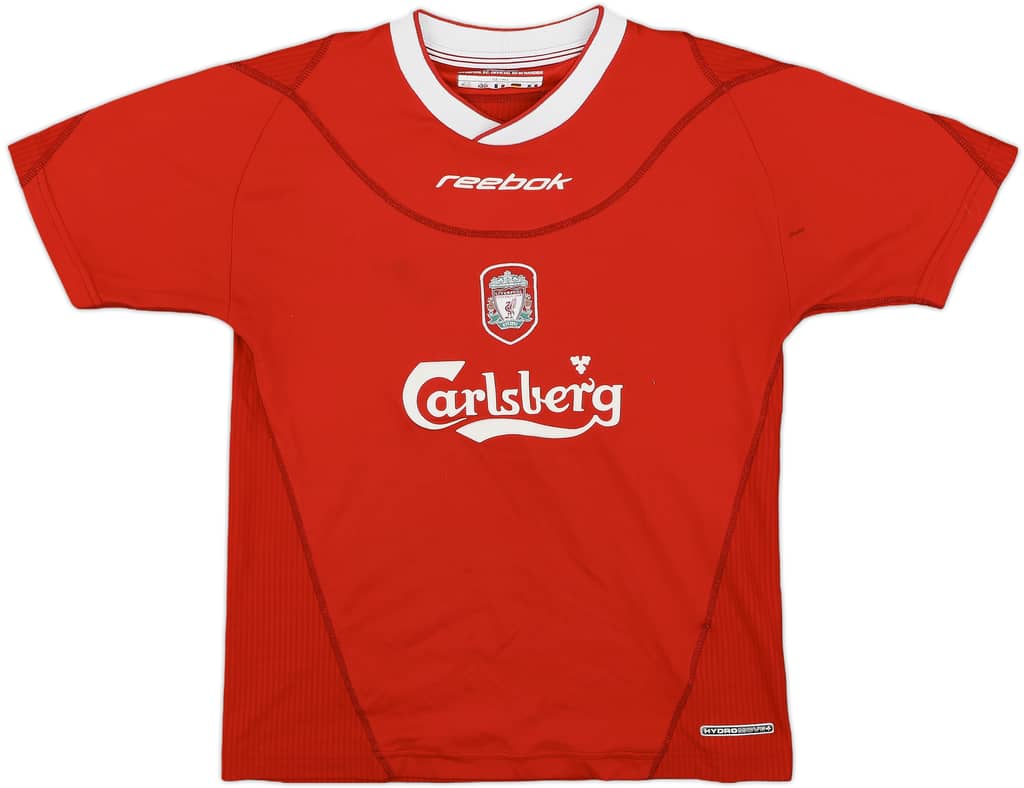 2002-04 Liverpool Home Shirt - 7/10 - (L.Boys)